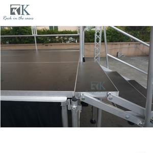 Scène de spectacle de 4 pieds x 8 pieds pour événements en plein air et en intérieur, hauteur réglable - Product Image 5