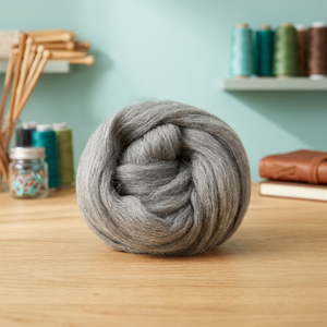Las tapas de lana gris 100% más vendidas, fábrica de hilo natural de alta calidad al por mayor para tejer diferentes colores disponibles para la venta - Product Image 3