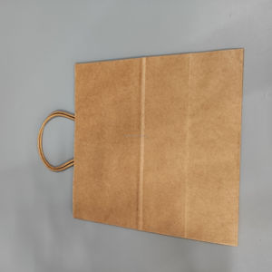 Bolsas de papel Kraft marrón personalizadas, duraderas y ecológicas, cupón de 1000 $ para compras al por mayor - Product Image 3
