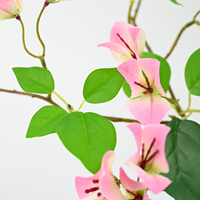 Arbre artificiel classique en forme de fleur de bougainvillier avec tige réaliste pour la décoration intérieure des hôtels, salons et restaurants en faveur du Nouvel An