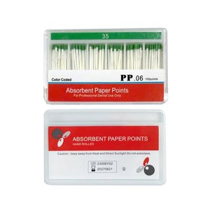 06 Taps Toelopende Wegwerpbare Wortelkanaalabsorberende Papierpunten Tandheelkundige Endodontie Katoenvezelpunten Voor Wortelkanaalreiniging - Product Image 3
