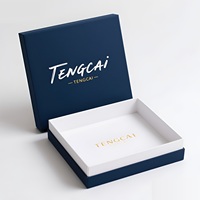 Boîte cadeau de haute qualité avec couvercle et base, papier d'emballage, boîte en carton supérieure et inférieure avec logo personnalisé