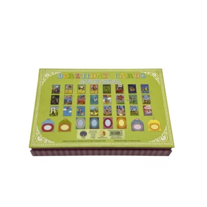 Thiết Kế Ban Đầu Sinh Nhật Lời Mời Thẻ Cho Trẻ Em Sinh Nhật Thẻ Tùy Chỉnh In Ấn Khác Nhau Chủ Đề Thẻ Quà Tặng Hộp - Product Image 6