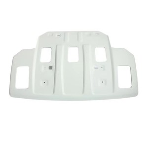 Placa protectora de chasis de aleación de aluminio blanca para motor Toyota Faw Jp Modelo D2685 - Product Image 1