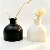 Bouteille diffuseur de parfum mate avec couleur et logo personnalisés, vide, 100 ml, impression sérigraphique