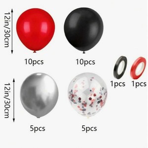 Venta al por mayor Yuyun 30PCs Látex Lentejuelas Serigrafía Globos de Navidad para la fiesta Decoraciones navideñas para la frontera - Product Image 6