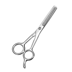 Thinning Shears Stainless Steel Double Tooth Short Handle Hair Cutting Scissors For Bangs Household Use - Product Image 3