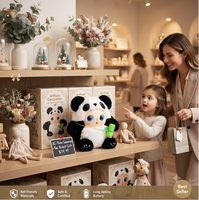 Peluche AI Chat Blanc Assis ODM, Peut Parler en Plusieurs Langues, Raconter des Histoires, Jouets en Peluche Mignons Intelligents à l'IA