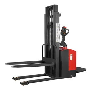 JUELI 2023 New Style 1T 1.5T 2T 2.5T 3T Sheet Cutter With Stacker, Hydraulic Standing Electric Forklift Pallet Stacker