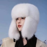 Gorro de Invierno Cálido y Casual con Orejeras, Estilo Aviador, para Ciclismo, Tipo Ushanka Rusa, para Mujer