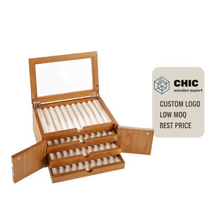 Portalápices de Madera Maciza con Cajones, Organizador de Escritorio para Niños y Oficina, Organizador de Papelería para la Escuela y el Hogar - Product Image 1