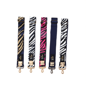 Tirantes de bolsillo con estampado de cebra de 5 cm de ancho, correas ajustables para bolsos de 100 cm y 110 cm - Product Image 1