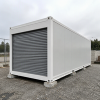 Cabine modulaire préfabriquée en panneaux sandwich à structure en acier, installation rapide, garantie 5 ans, pour le stationnement et le stockage d'outils, maison conteneur