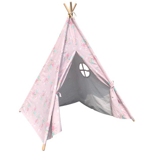 Tente de jeu intérieure/extérieure personnalisable et écologique pour enfants, en polyester et coton, avec technique de finition soignée – Offre Spéciale - Product Image 2