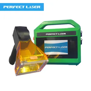 Perfect Laser- 20 Watt QR-Code Vin Zahlen Datum Logo tragbarer Laserdruck Radierungs- und Kennzeichnungsautomat