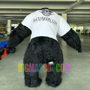 Costumes de mascotte gonflables de gorille singe roi de <span class=keywords><strong>dessin</strong></span> <span class=keywords><strong>animé</strong></span> de <span class=keywords><strong>film</strong></span> d'animation orientale 2m 2.6m 3m costumes de gorille gonflables avec ventilateur - Product Image 2