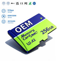 Carte mémoire TF Nandstor personnalisée avec logo, haute vitesse, 32 Go, 512 Go, OEM, classe 10, U3, V60, A2, SDXC pour appareil photo