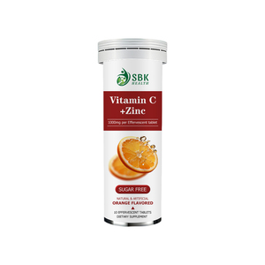 Comprimés de Vitamine C et de Zinc à Marque Blanche : Soutient la Santé de la Peau, Puissante Protection Antioxydante - Product Image 1