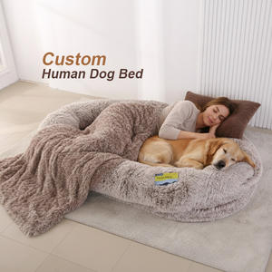 Cama Personalizada para Perros y Humanos, Cama Gigante para Mascotas con Base Antideslizante y Funda Lavable a Máquina para Perros Grandes - Product Image 1