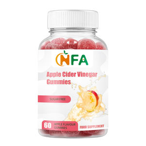 Complément Alimentaire OEM Gommes au Vinaigre de Cidre de Pomme avec Vitamine E Sans Sucre Soutien Santé Intestinale Bonbons Gommes pour la Perte de Poids - Product Image 1