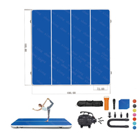 Grand tapis gonflable Airtrack de gymnastique, grands tapis de rebond gonflables à vendre