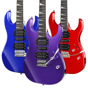 <span class=keywords><strong>Guitare</strong></span> Électrique Neck-Through Body en Fibre de Carbone et Palissandre Indien, <span class=keywords><strong>Guitare</strong></span> Solo Très Brillante avec Sillet en Os Original - Product Image 1