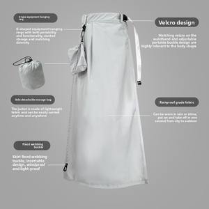 Las faldas de lluvia ultra finas personalizadas, Las faldas cortas impermeables y los pantalones de lluvia se pueden empaquetar como faldas cortas e impermeables a prueba de viento - Product Image 4