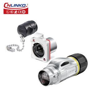 Cnlinko bd24 mạng <span class=keywords><strong>Ethernet</strong></span> Bảng điều chỉnh núi RJ45 <span class=keywords><strong>c</strong></span>áp CAT6 không thấm nướ<span class=keywords><strong>c</strong></span> RJ45 kết nối - Product Image 1
