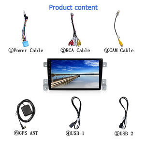 Para GRAND VITARA 05-09, pantalla táctil Android Auto, cámara 360 AHD, navegación GPS, unidad principal 2DIN OEM con CarPlay, radio FM. - Product Image 2