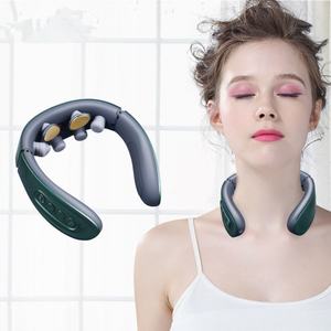 Masajeador de Cuello y Hombros con Seis Cabezales de Vibración 9D para Alivio del Dolor de Columna Cervical - Product Image 1