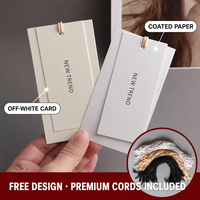 Étiquettes de vêtements en carton YIXIN personnalisées en gros avec code-barres et votre propre logo pour sous-vêtements et usage industriel
