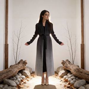 ชุดอาบายะห์ผ้าโพลีเอสเตอร์พิมพ์ลายจีบหรูหรา คุณภาพสูง สำหรับสตรีชาวมุสลิม ขายส่งและรับสั่งทำ - Product Image 4