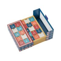 Coffret cadeau personnalisé à double porte avec calendrier coffret cadeau Boîte aveugle Boîte mystère Boîte en papier créative haut de gamme Cadeaux d'anniversaire