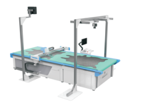 Jindex-máquina de corte de cuero genuino CNC con cámara, cortador de alimentación completamente automático, se busca agente