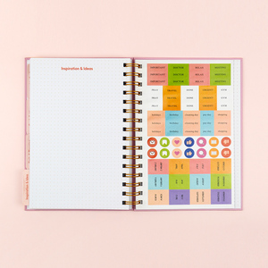 Biểu tượng tùy chỉnh xoắn ốc ràng buộc chương trình nghị sự hàng tháng hàng tuần Nhật Ký selfcare Tạp Chí máy tính xách tay kế hoạch - Product Image 3