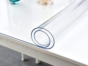 Nappe en <span class=keywords><strong>PVC</strong></span> transparente, protection de <span class=keywords><strong>table</strong></span>, 1,0 mm/1,5 mm/2 mm, plastique souple, verre transparent, imperméable, anti-huile, pour <span class=keywords><strong>table</strong></span> à manger - Product Image 3