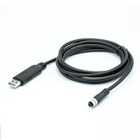 Cable de Comunicación Serial RS232/RS485 con Conector de Aviación M8 a USB2.0 de 1.8M y Conductor de Cobre