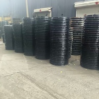 Couvercle de regard en fonte ductile rond, couleur personnalisée, anticorrosion, haute qualité, certifié EN124