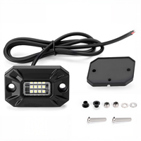 Luz LED para Roca, de un Solo Color, Impermeable IP68, para Debajo de la Carrocería, para Ruedas, Lámpara de Chasis Todoterreno para Camioneta, SUV, ATV, UTV