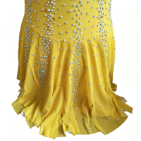 Robe de patinage artistique pour filles, tenue de danse et de performance, personnalisable pour compétition, modèle très demandé