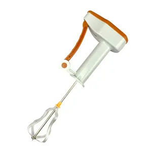 Bán tự động mini Egg Beater nhà bếp tay bấm Loại Xoay trứng trộn nhà bếp mini bơ kem Whisk