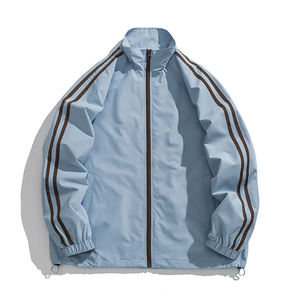 Chaqueta de Forro Polar con Cremallera Larga, Personalizada con Logotipo ODM, Informal, para Invierno, Resistente al Viento, con Capucha, de Fibra de Bambú, Cómoda - Product Image 2