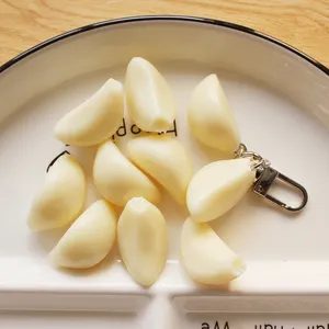 Lilangda gantungan kunci liontin bawang putih unik, gantungan kunci pasangan 60 gaya