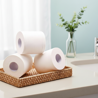 Papier hygiénique jumbo 4 plis, pâte vierge, solide, éco-responsable, usage commercial.