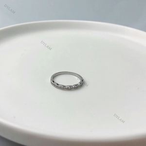 Dylam Sterling <b>Silver</b> Cz <b>Rings</b> Best <b>Ring</b> for Girlfriend Dainty Simple With American Diamond Couple Name in <b>Mens</b> <b>Ring</b> Engraved - Product Image 3