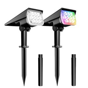 Focos Solares Inalámbricos a Prueba de Agua para Jardín, Luces Solares de Pared para Exteriores - Product Image 1