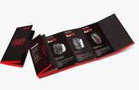 Brochures Promotionnelles Pliables en Carton, Impression Offset Personnalisée avec Formats Sur Mesure pour Publicité Commerciale