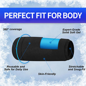 Sıcak satış çevre dostu Unisex esnek katı jel soğuk ısı paketleri ayak bileği desteği Wrap için ayak ağrı kesici veya spor yaralanmaları - Product Image 3