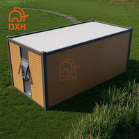 DXH Vente en gros Maison en kit de maisons préfabriquées personnalisées en conteneur à cadre de base modulaire