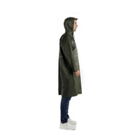 Usine en gros bonne qualité Polyester PVC Poncho imperméable imperméable adulte long vêtements de pluie réutilisable hommes femmes manteau de pluie veste
